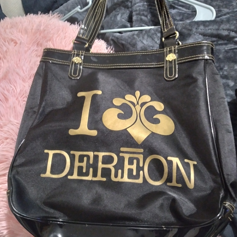 Dereon Black Tote Bag